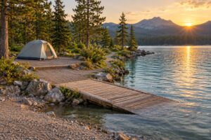 how to pick a lakeside campsite