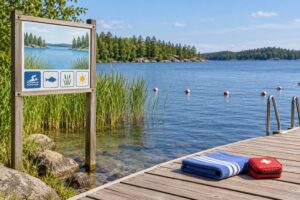 how to avoid swimmer's itch in a lake