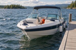 how to dock a boat in crosswind