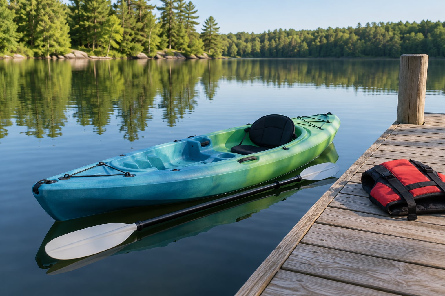 how to get into a kayak from a dock