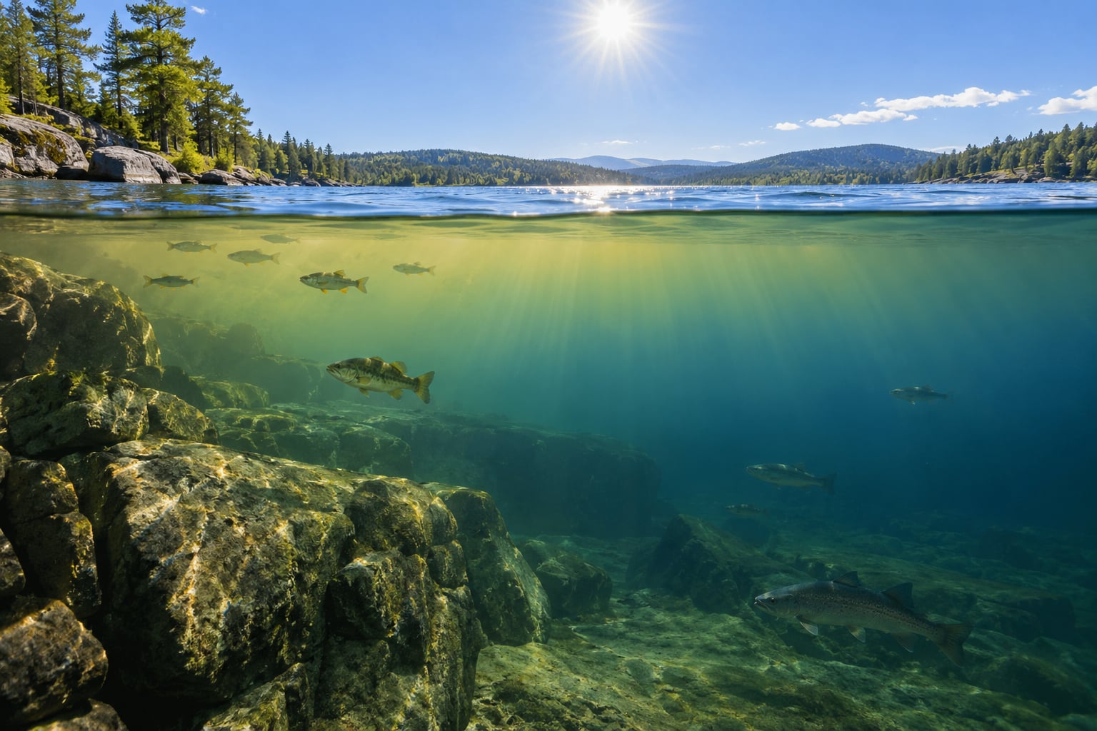 why fish stop biting in the middle of the day