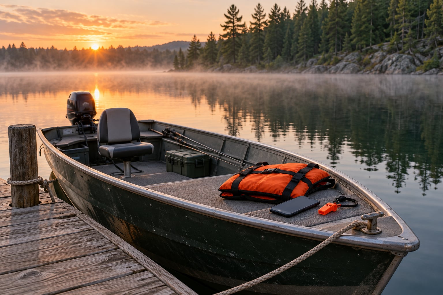 how to stay safe fishing alone