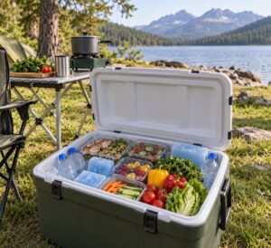 how to store food in a cooler for three days