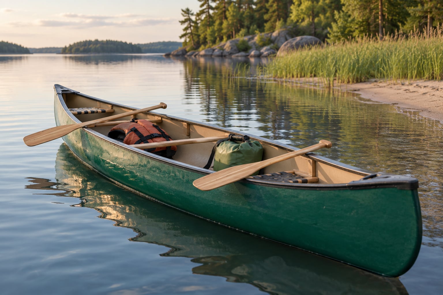 how to canoe with two people