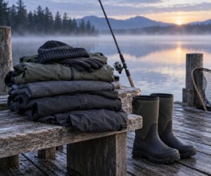 how to dress in layers for cold weather fishing