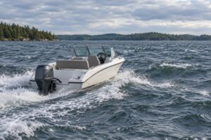 how to handle a boat in rough lake chop