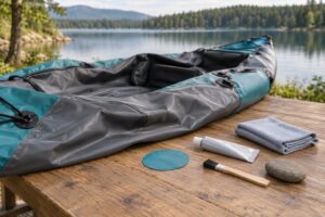 how to patch an inflatable kayak