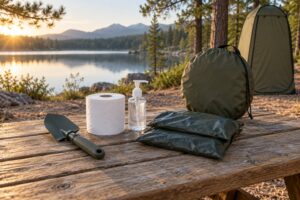 how to go to the bathroom while camping