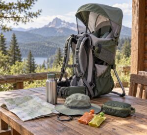 how to hike with a toddler in a carrier