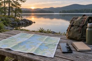 how to find a quiet lake with no crowds