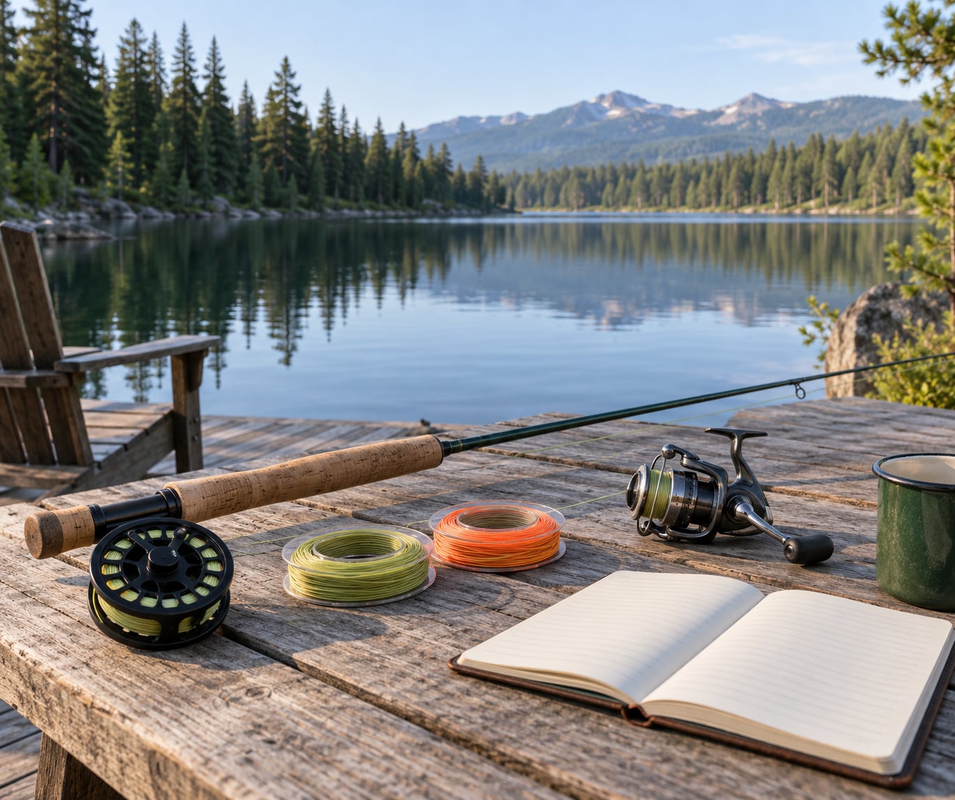 how to choose a fly line for lake fishing