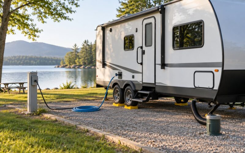 How to Hook Up an RV at a Full Service Site (October 2026)