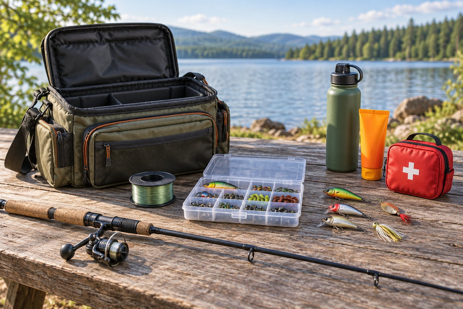 how to pack a tackle bag for a day trip