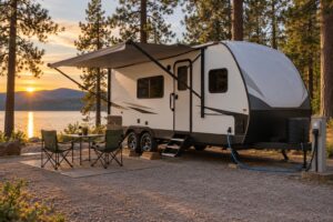 how to camp in an rv for the first time