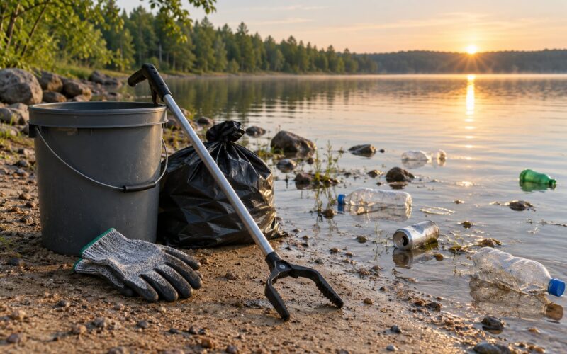 How to Pick Up Trash Safely at a Shoreline (2026)
