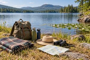 how to plan a lake trip without a boat