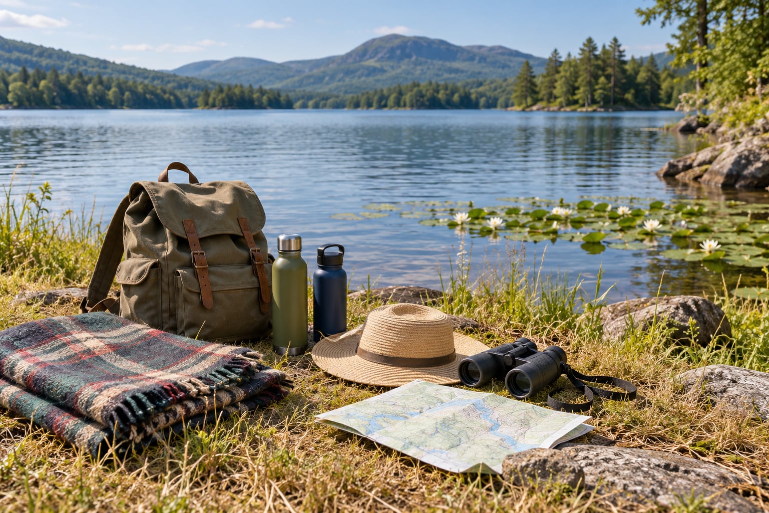 how to plan a lake trip without a boat