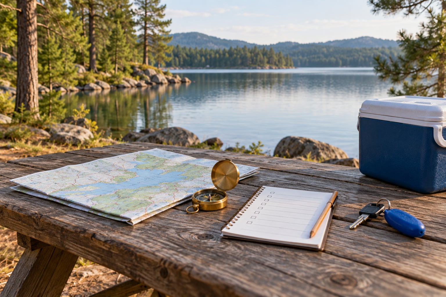 how to plan a multi lake road trip