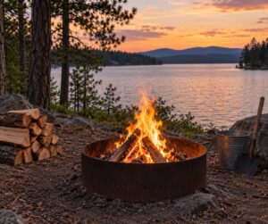 how to build a campfire that lasts
