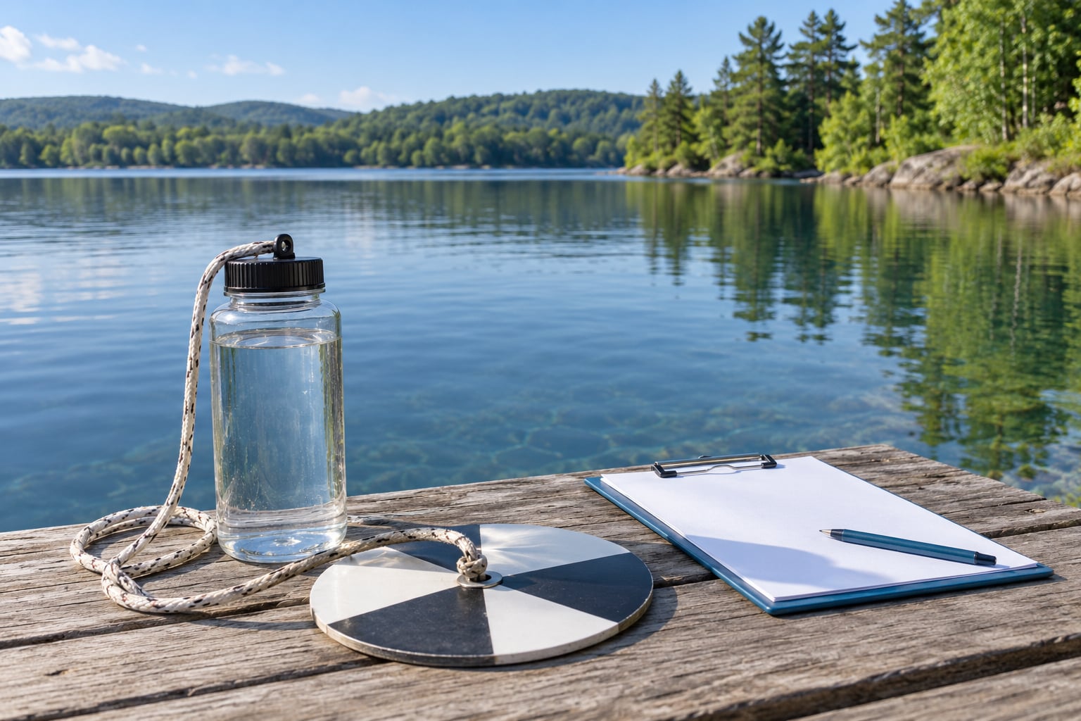 how water quality is tested in lakes