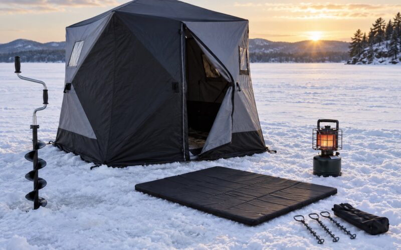 How to Set Up an Ice Shelter for Winter Fishing 2026
