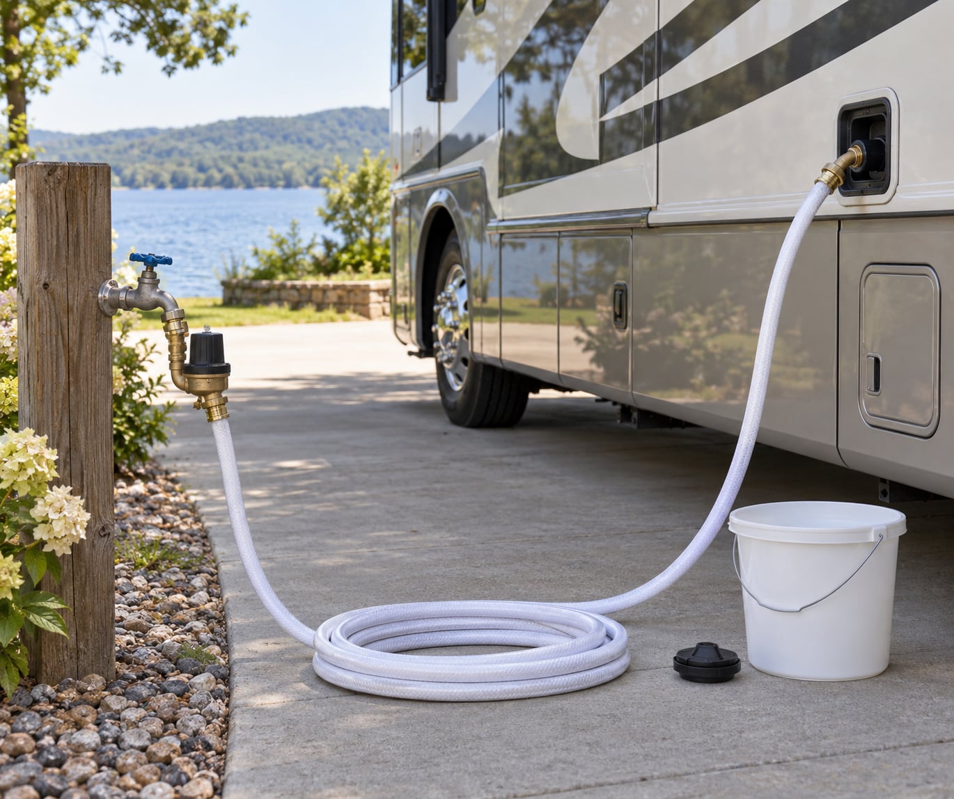 how to fill rv fresh water safely