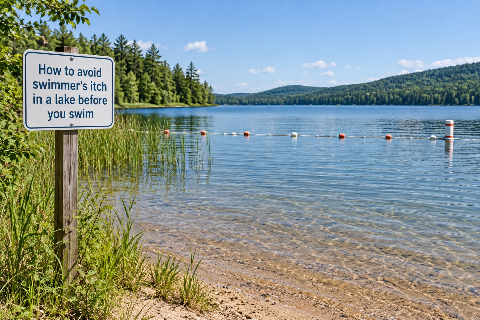 How to avoid swimmer's itch in a lake before you swim