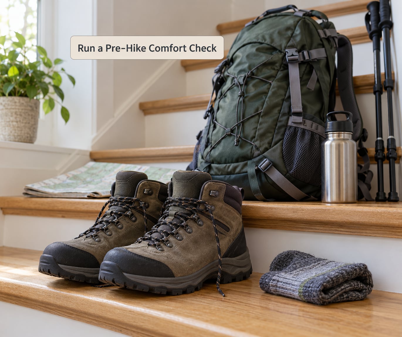 Run a Pre-Hike Comfort Check