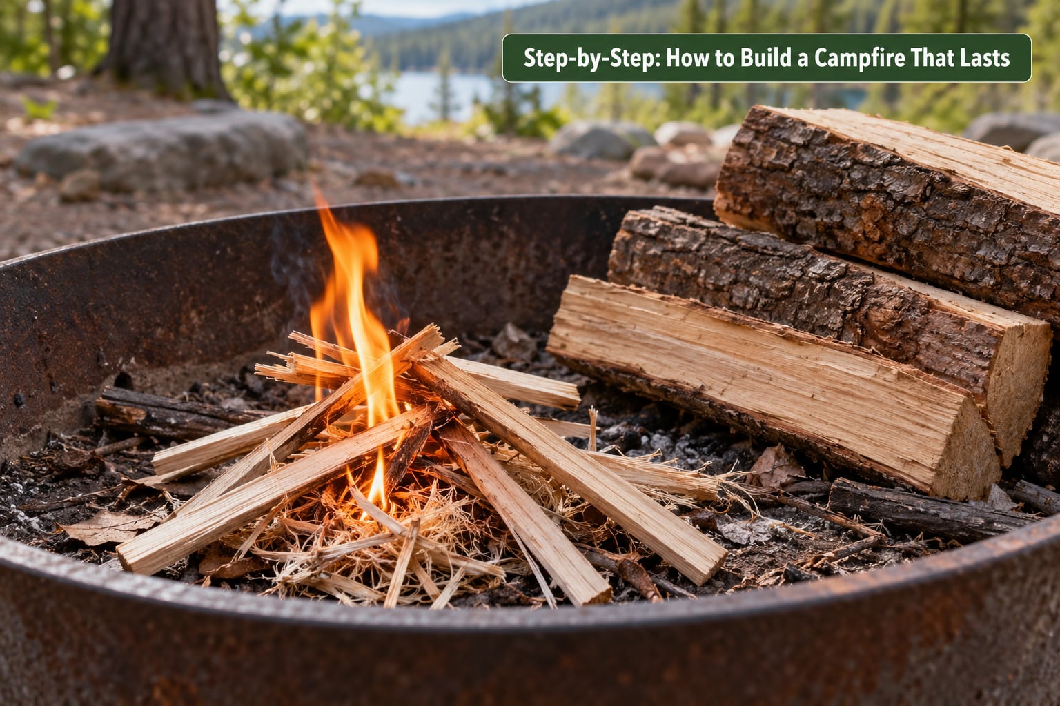 Step-by-Step: How to Build a Campfire That Lasts