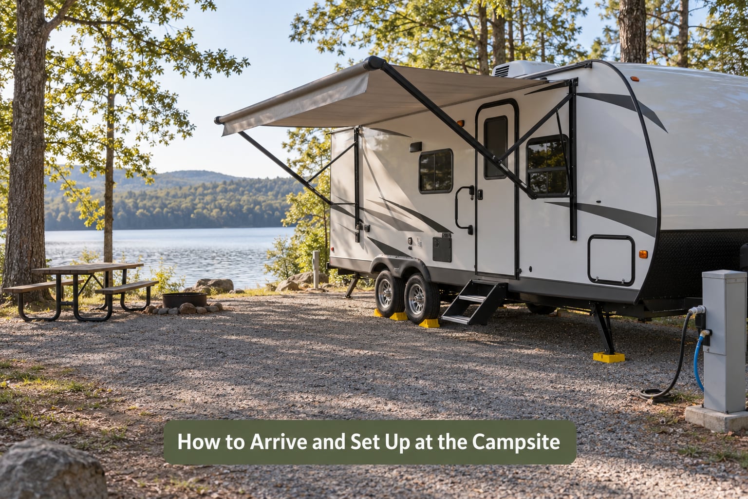 How to Arrive and Set Up at the Campsite