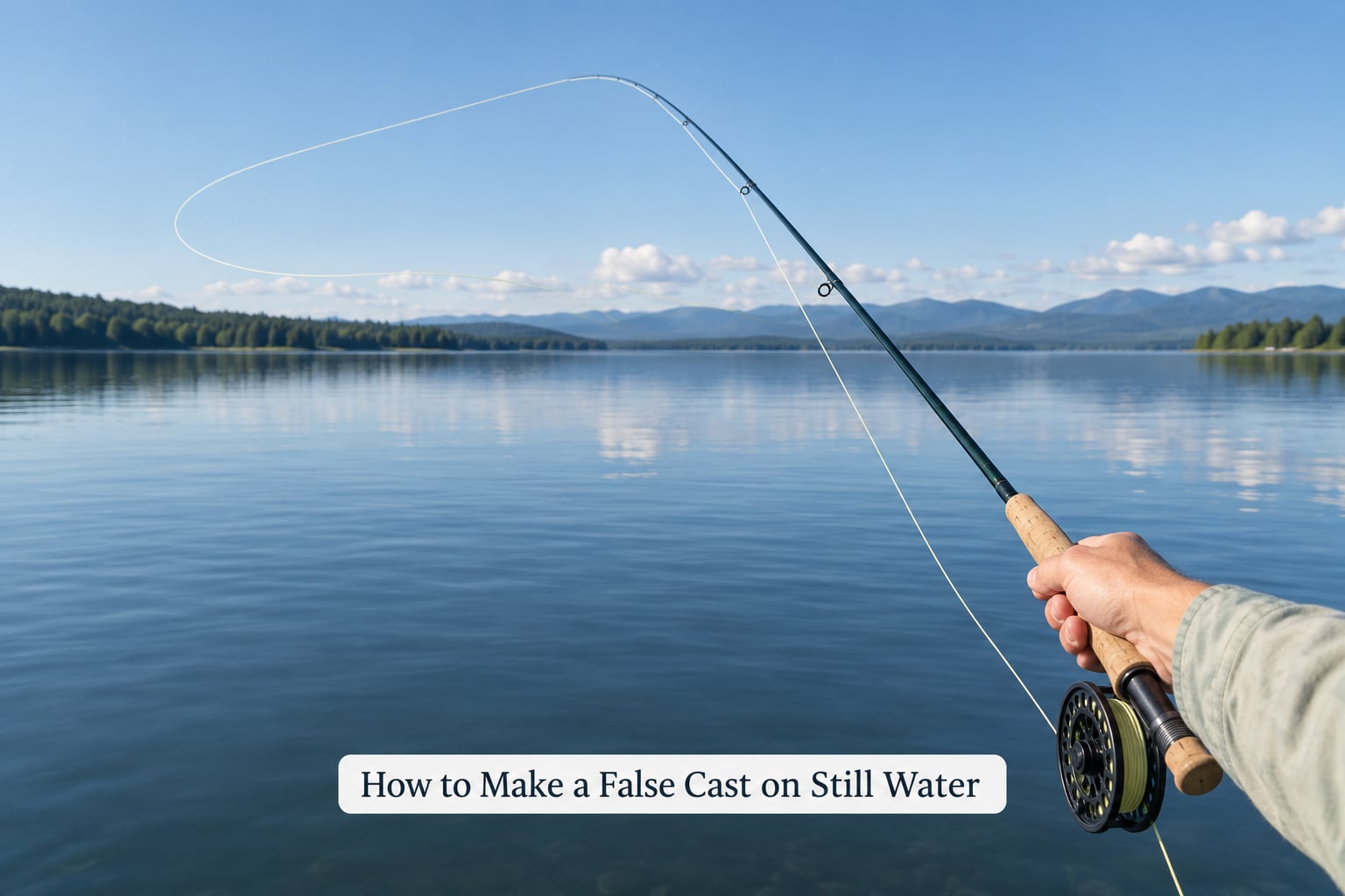 How to Make a False Cast on Still Water