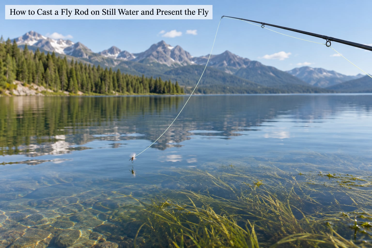 How to Cast a Fly Rod on Still Water and Present the Fly