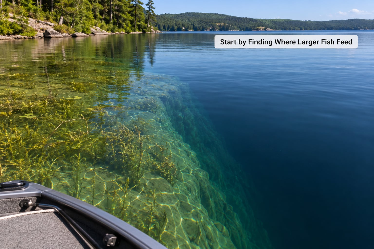 Start by Finding Where Larger Fish Feed