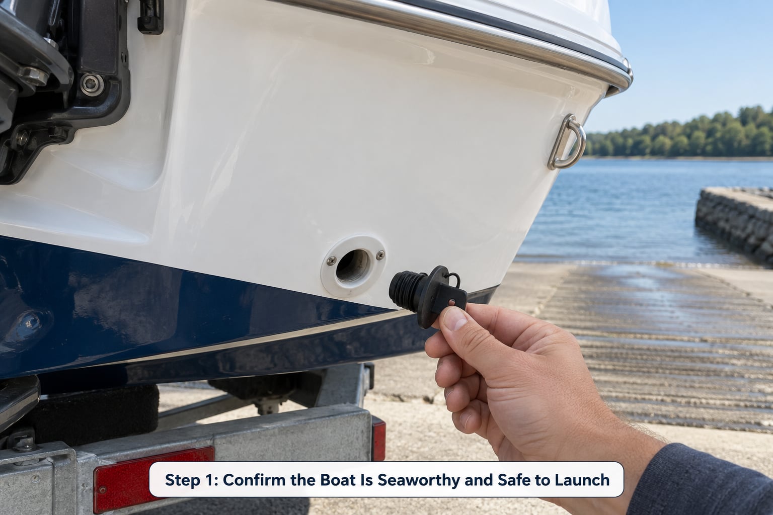 Step 1: Confirm the Boat Is Seaworthy and Safe to Launch