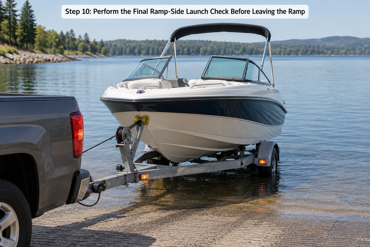 Step 10: Perform the Final Ramp-Side Launch Check Before Leaving the Ramp