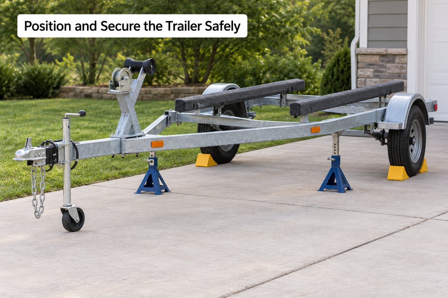Position and Secure the Trailer Safely