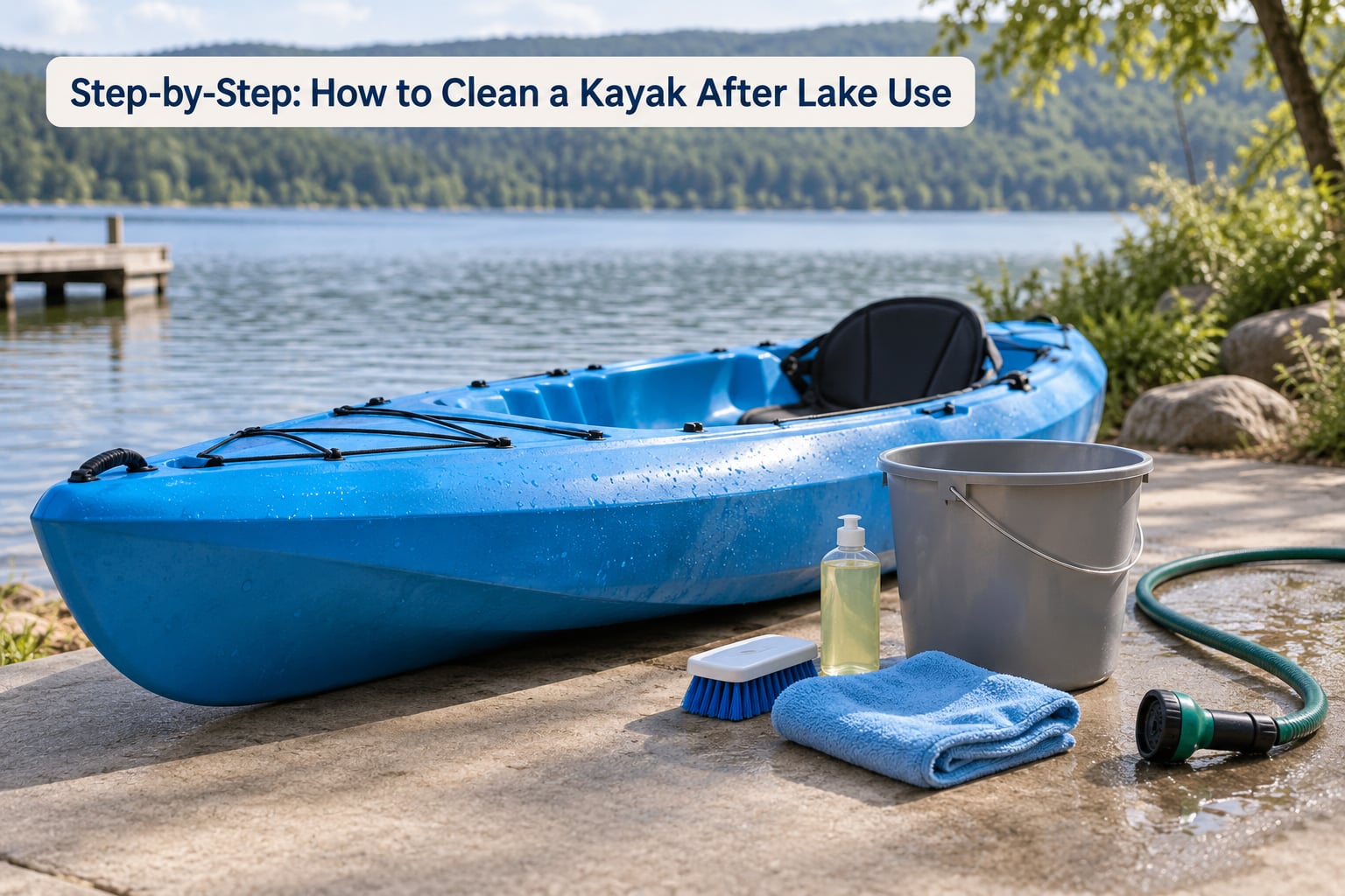 Step-by-Step: How to Clean a Kayak After Lake Use