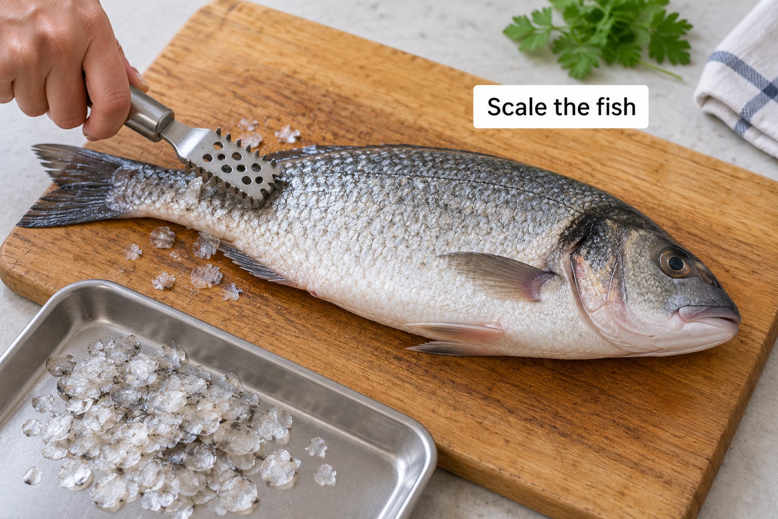 Scale the fish