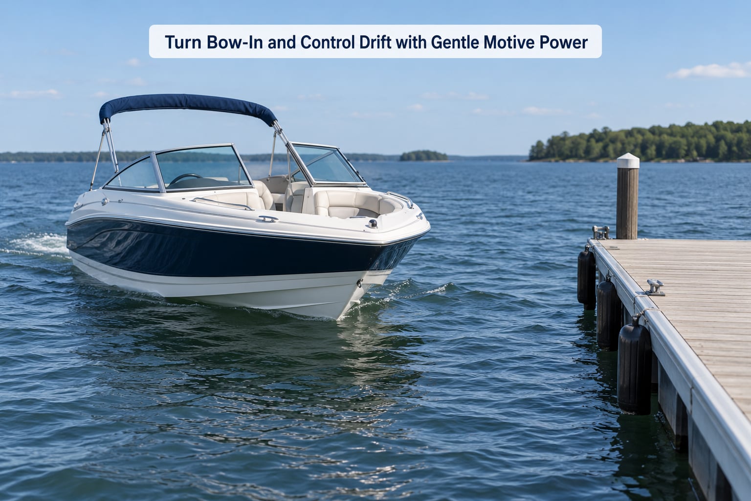 Turn Bow-In and Control Drift with Gentle Motive Power