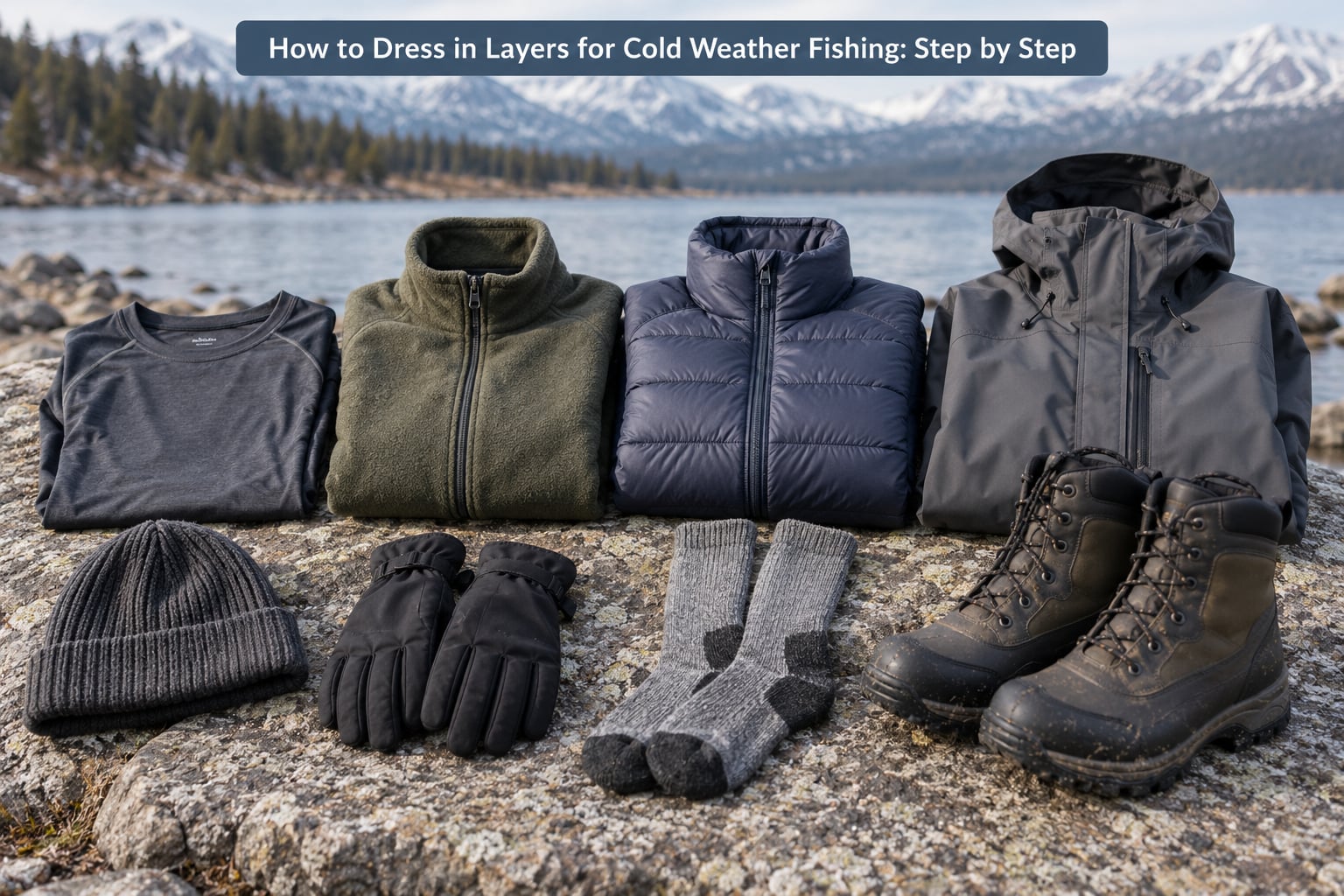 How to Dress in Layers for Cold Weather Fishing: Step by Step