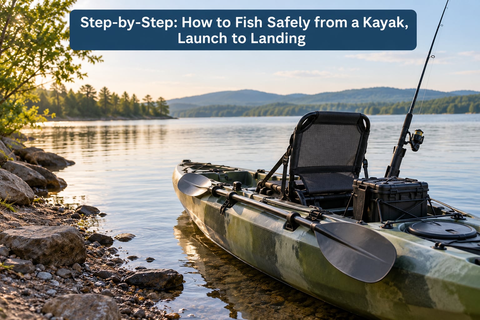 Step-by-Step: How to Fish Safely from a Kayak, Launch to Landing