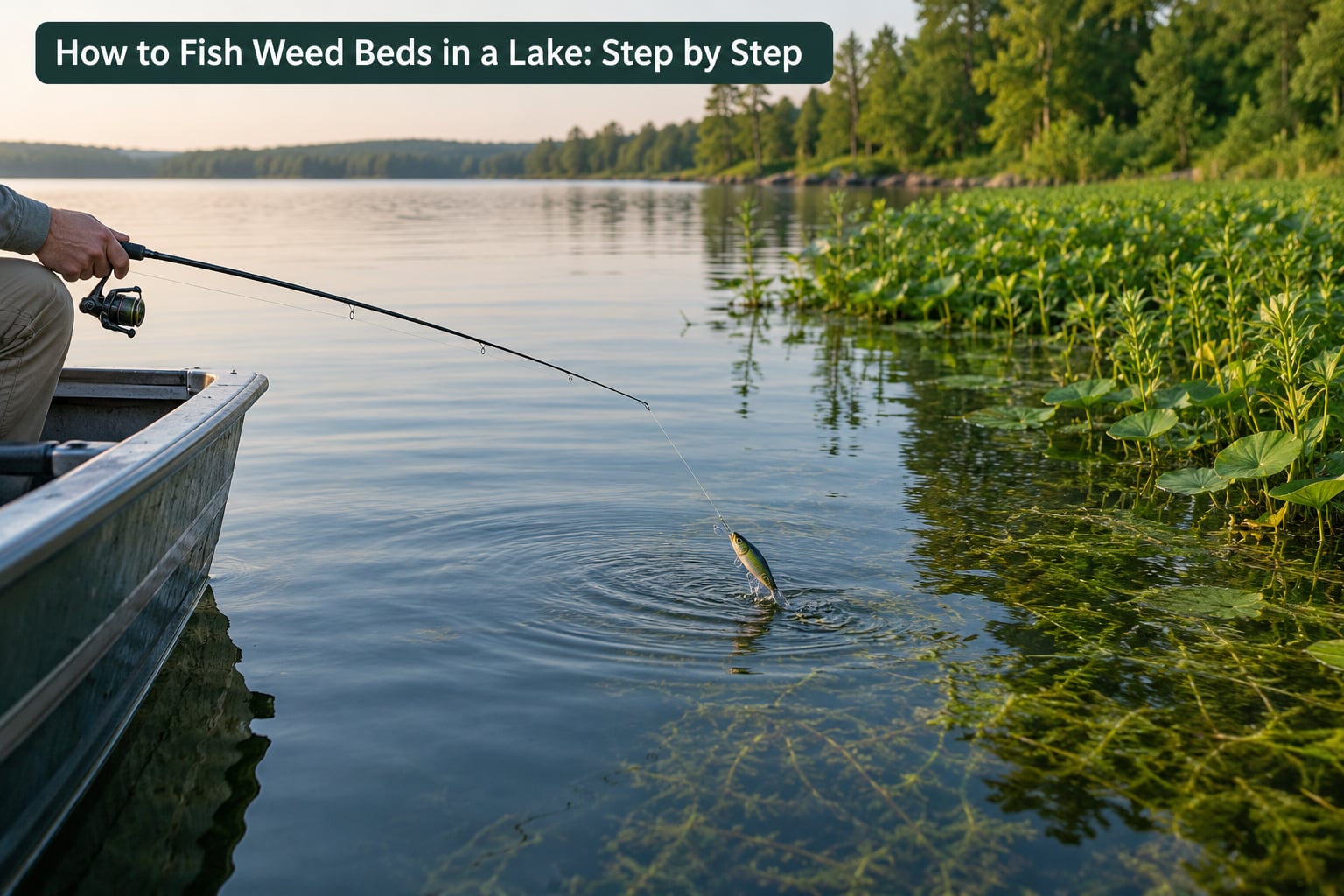 How to Fish Weed Beds in a Lake: Step by Step