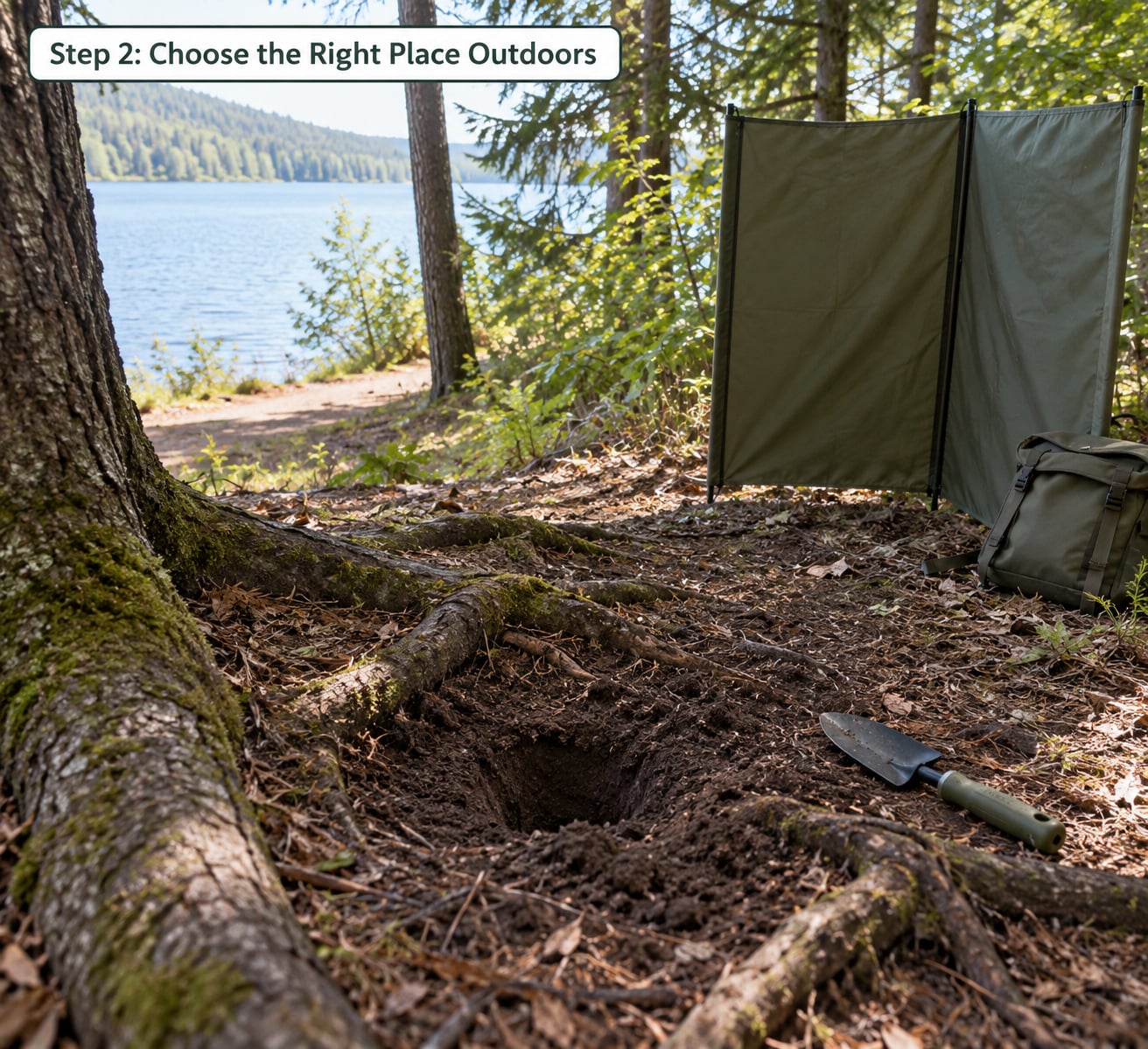 Step 2: Choose the Right Place Outdoors
