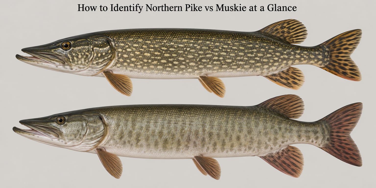 How to Identify Northern Pike vs Muskie at a Glance