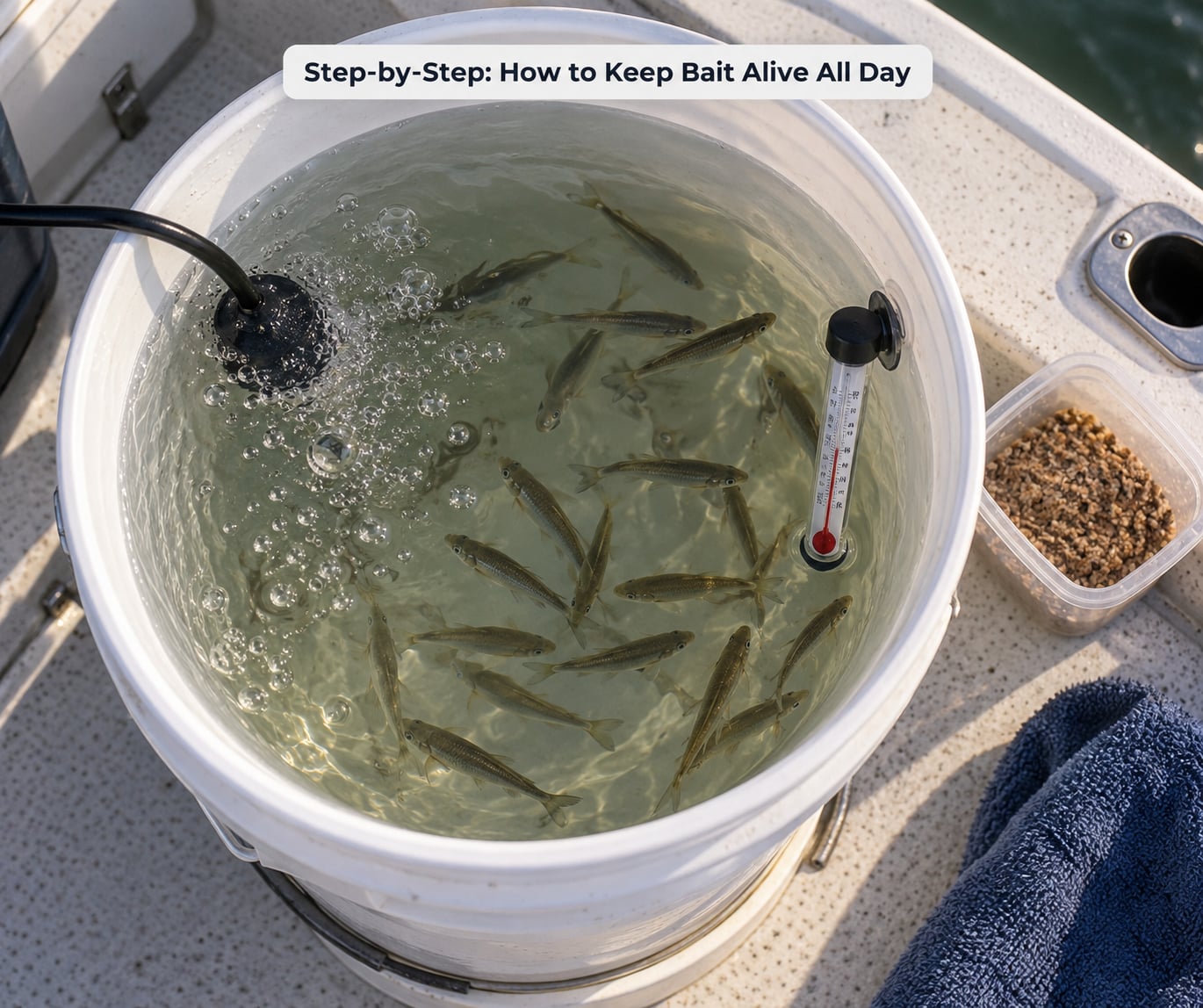 Step-by-Step: How to Keep Bait Alive All Day
