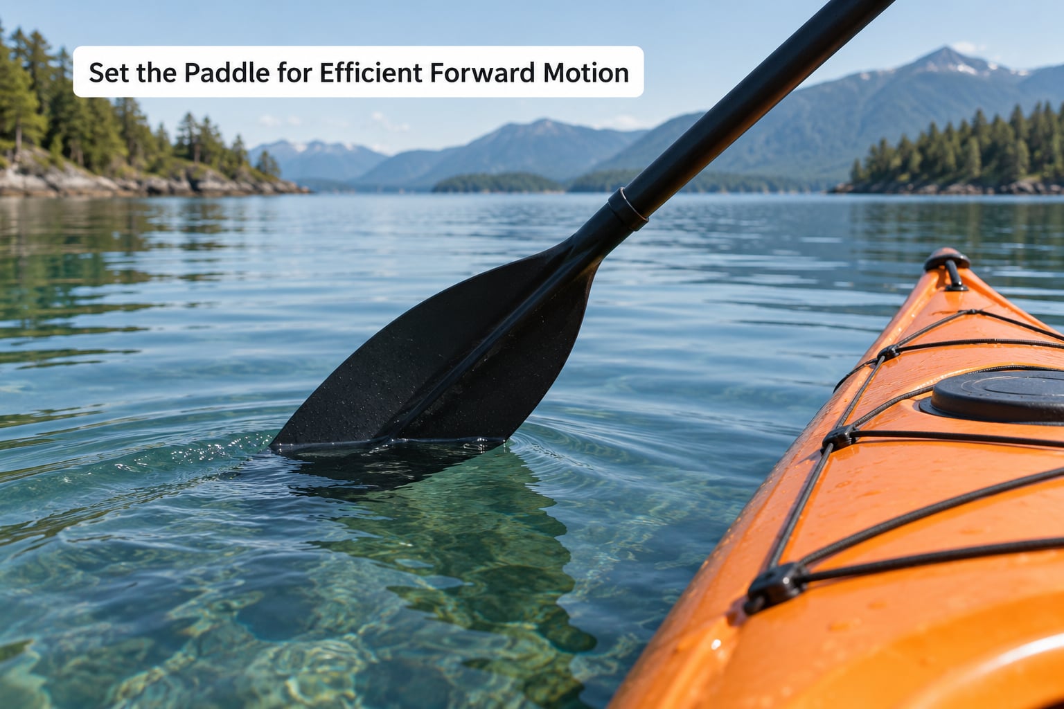 Set the Paddle for Efficient Forward Motion