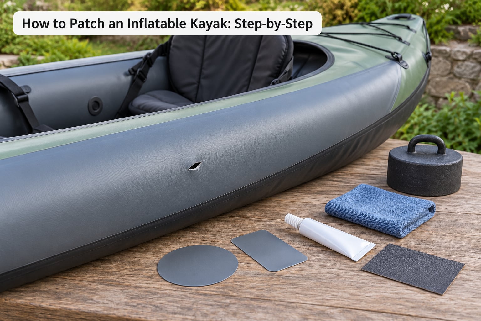 How to Patch an Inflatable Kayak: Step-by-Step