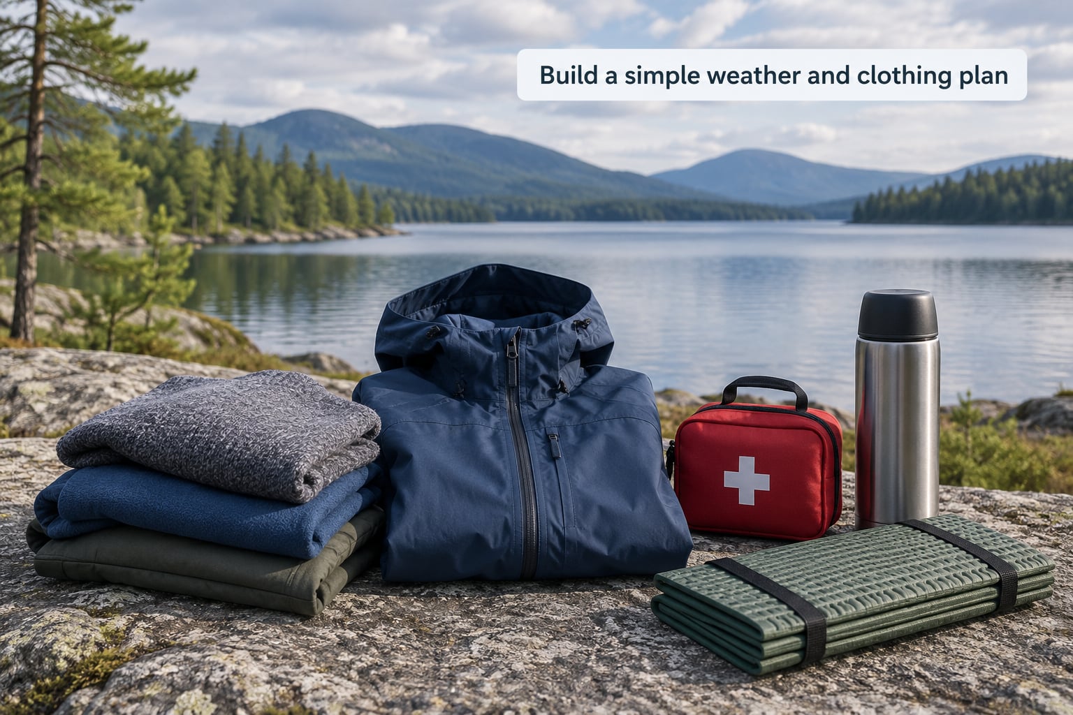 Build a simple weather and clothing plan