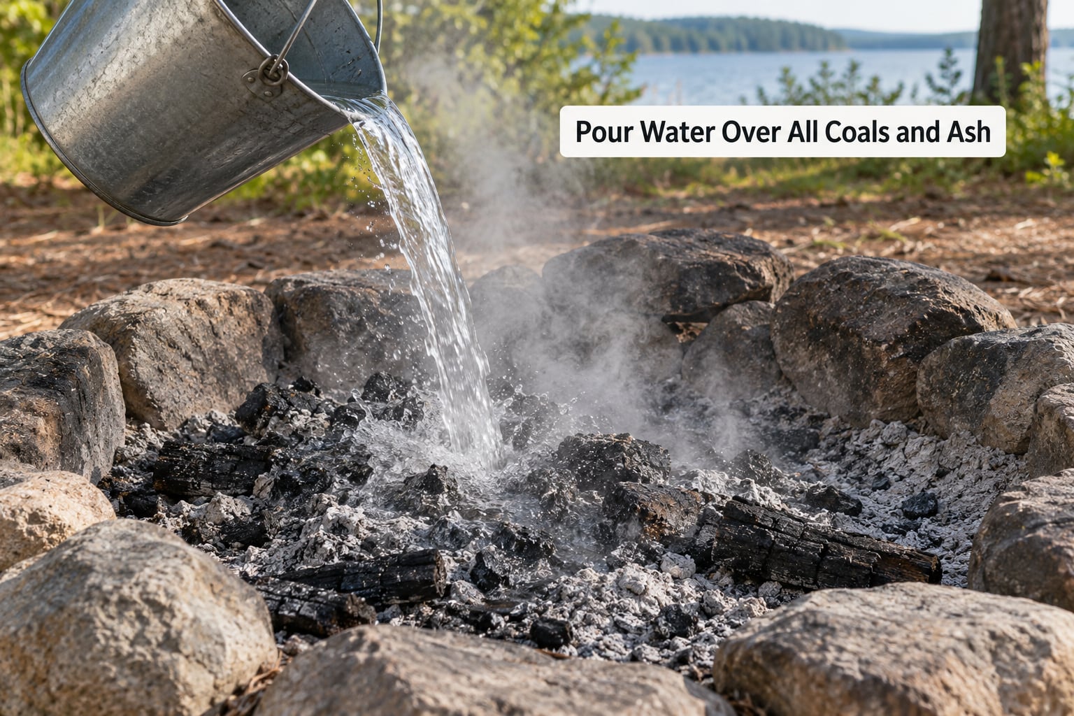 Pour Water Over All Coals and Ash
