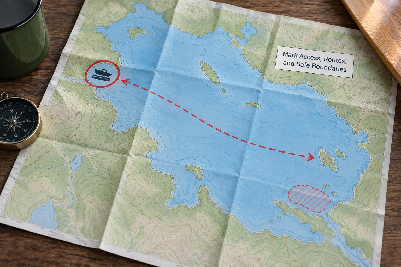 Mark Access, Routes, and Safe Boundaries